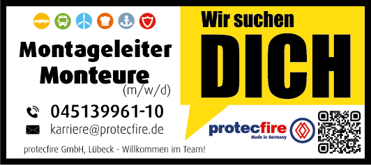 emplois protecfire lubeck allemagne