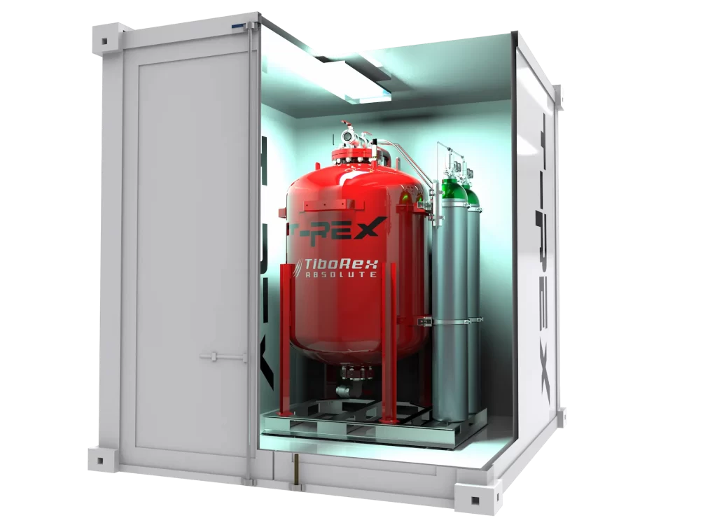Energiespeicher-Brandbekämpfungssystem - T-REX
