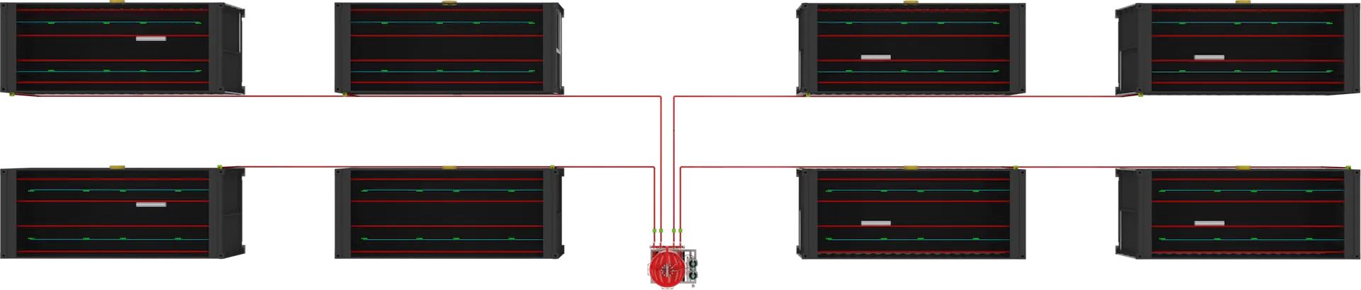 sistema de supressão de incêndio por armazenamento de energia - T-REX