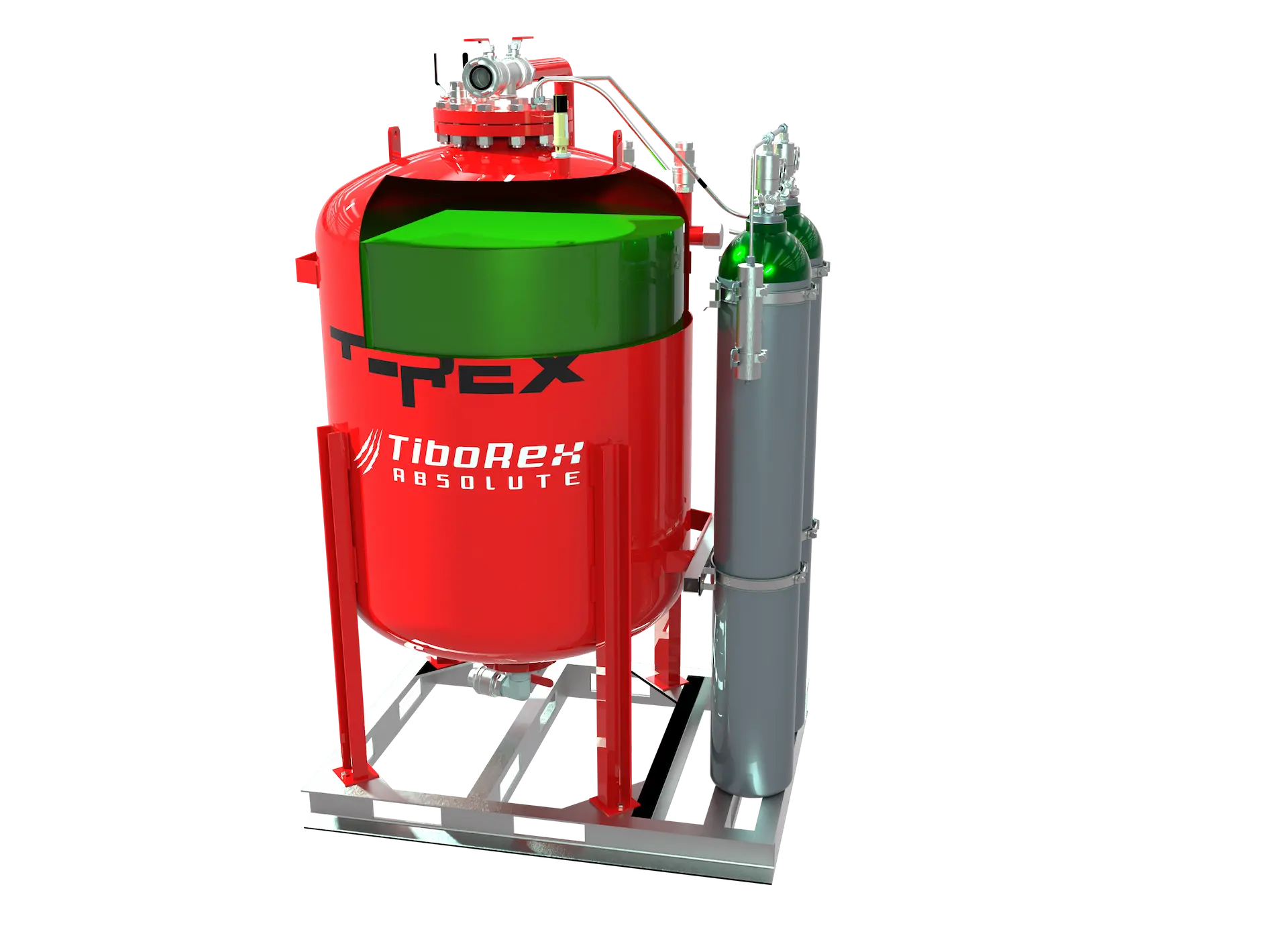 system gaszenia pożaru magazynu energii - T-REX